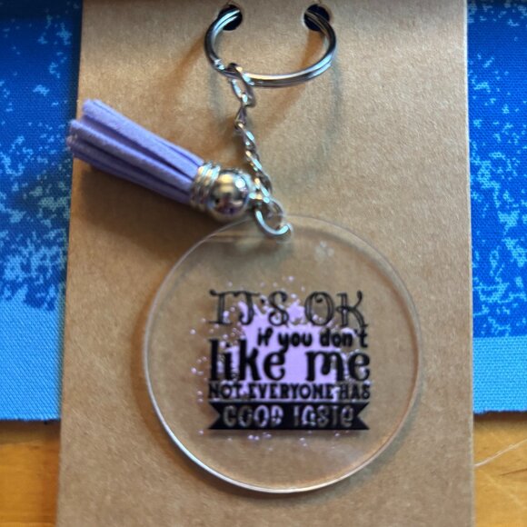 Hand Crafted Accessories - Sarcastic Key Chain Handcrafted by me